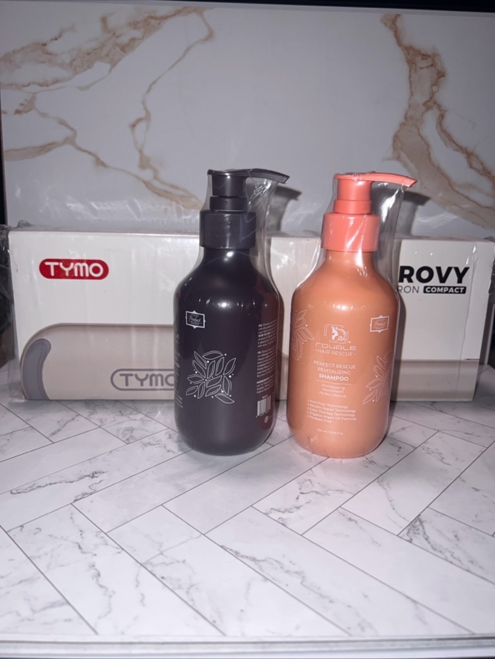 Tymo Rovy Tool + Royale Hair Rescue Revitalizing Shampoo & Conditioner -